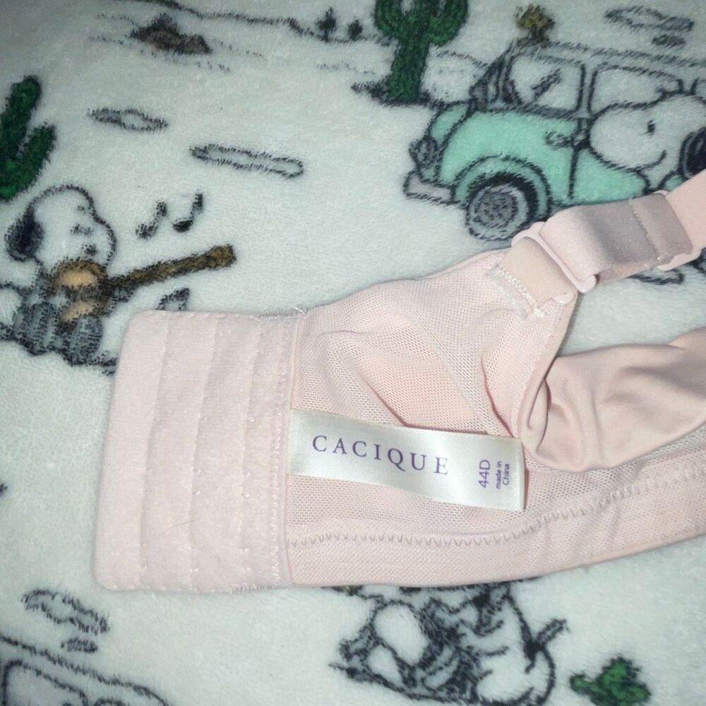 New with tags Cacique True embrace collection blush pink T-shirt bra size 44D - Picture 8 of 12